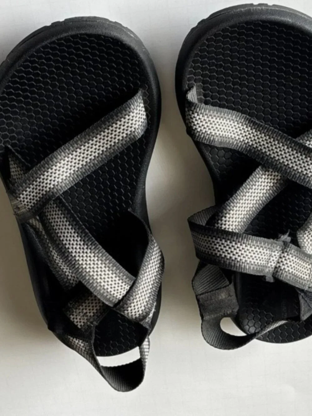 Men’s Black Outdoor Sandals – Adjustable Straps – Comfortable Footbed – Size 10